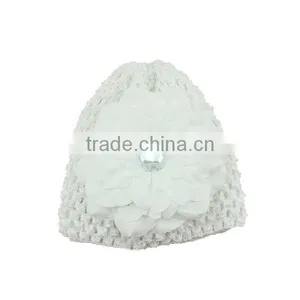 Top Baby Hat With Flower thumbnail-3