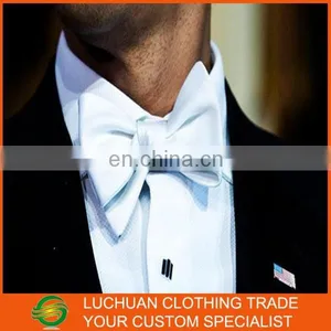 China Manufacturer Wholesale Fashion White Bow Tie thumbnail-1