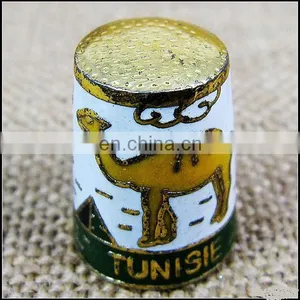 Chinese Vintage Cloisonne Enamel Tunisie Camel Thimble CTGY040-3 thumbnail-1