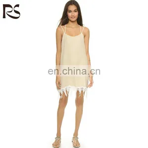 OEM Hot Sale Latest Casual Fashion Dress Designs Ladies Dress Cutting thumbnail-1