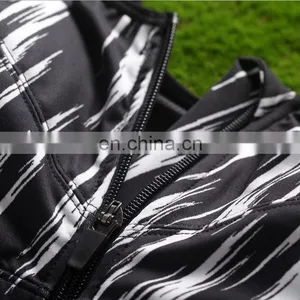 Moisture Wicking Soft Yoga Wear Print Cotton Sports Bra With Band#S150026 thumbnail-5