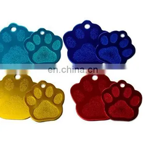 Aluminum Paw Shape 2 Sides Tag Pet Dogs and Cats ID Tag thumbnail-6