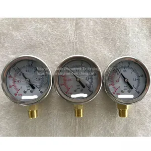63mm Stainless Steel Compound Pressure Gauge thumbnail-1