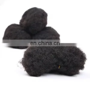 Afro Kinky Curly 100% Brazilian Human Hair Extensions Remy Human Hair Brazilian Bundles Of Human Hair thumbnail-3