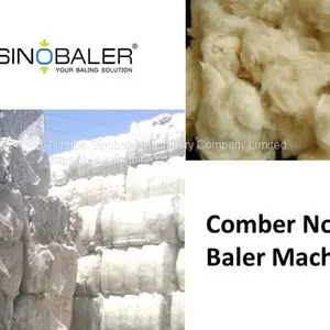 Comber Noil Baler / Comber Noil Baling Press Machine thumbnail-1