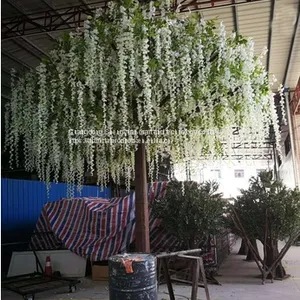 China New Design Artificial Wisteria Flower Tree for Office Decoration thumbnail-1
