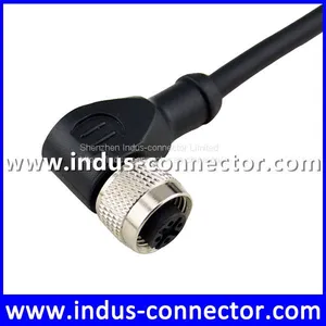 CE ROHS Certificate M12 3 Pin Female PVC Assembly Cable thumbnail-5