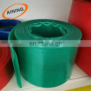 Blue, Black, Red 1inch Agricultural Irrigation Pump PVC Layflat Water Hose thumbnail-1