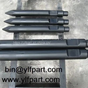 New Tech JCB Rock Breakers Inner Assembly Chisel Rod 135mm HM100Q,HM115Q,HM165Q,HM265Q,HM160,HM260 thumbnail-1