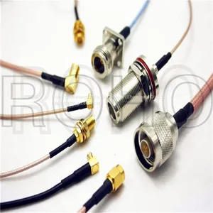 RF Coaxial Jumper Wire Cable Assembly With Rg316/405/174/58 LMR400 Cable. thumbnail-1