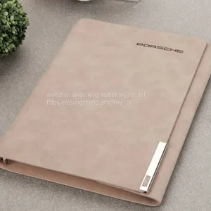 2020 New 6 Ring Bind Notebook Custom a5 Planner Kraft Diary Calendar Card Holder Logo Printing Notebook thumbnail-5