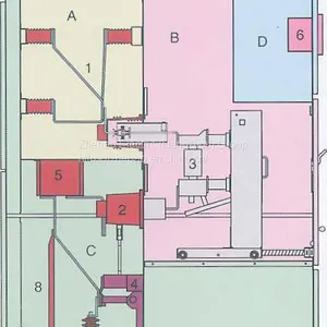 Siemens 8BK81-12 AC Medium Voltage Metal Enclosed Withdrawable Switchgear thumbnail-2