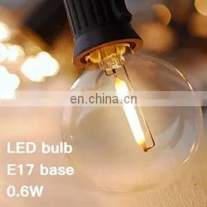 LED String Light G40 25ft With Edison Filament Bulb for Outdoor Indoor Holiday Lighting-EU UK Plug thumbnail-2