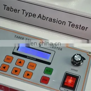 Factory Price Taber Abrasion Resistance Testing Machine/tester/ Wear Test Equipment for Leather Rubber Tire and Glass thumbnail-5