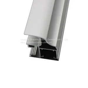 Anodized Silver Aluminium Profiles Sliding Door Frame for Wardrobe thumbnail-5