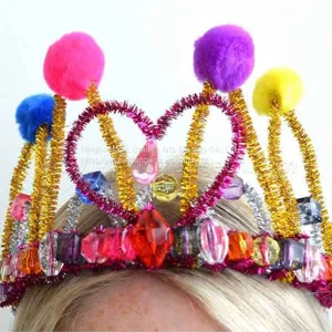 KT1601SD Make Your Own Tiara Chenille Crown thumbnail-2