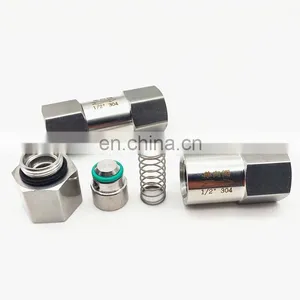 304 Stainless Steel Split Check Valve 1/4 1/2 Hexagonal Wire Check Valve thumbnail-5