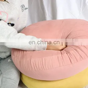 Super Soft Suede Floor Pillows 3 Denier Feather Like Polyester Filling Floor Cushion Seat Round Decorative Throw Pillow thumbnail-4