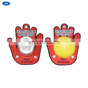 Fuel Station And Human Electrostatic Discharges Ball With Hand Logo thumbnail-1