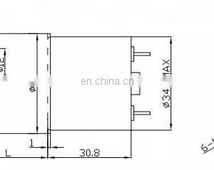 36mm Micro 7.2 Volt DC Motor For Vacuum Cleaner ( RS-540 ) thumbnail-5