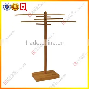 Double Side Bamboo Belt Display Rack thumbnail-1