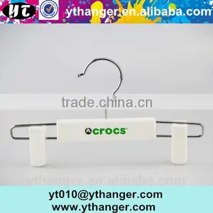 YY0469 Men Swim Shorts Plastic Hanger With Brand Logo Plastic Pants Hanger Trousers Hanger thumbnail-5