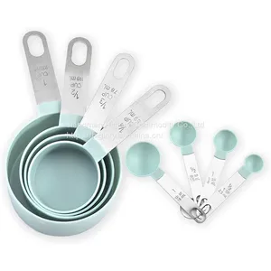 Amazon Stainless Steel Plastic Measuring Spoon Measuring Cup Multi Purpose Tool Seasoning Baking Measuring Cup thumbnail-2