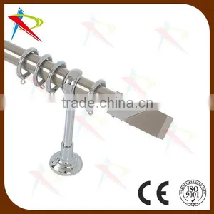 Square Finial Decorative Modern Style Curtain Tube/pole Set for Europe Market thumbnail-2