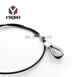 Exquisite Workmanship Keys Colored Stainless Steel Rope Thin Wire Key Ring With Screw thumbnail-3