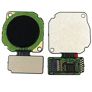 Home Button Touch ID Sensor Key For Huawei Y9 2019 Fingerprint Button Flex Cable Cell Phone Parts thumbnail-2