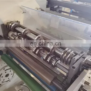 USK320A Automatic Self Adhesive Blank Label Sticker Rotary Die Cutting Slitting Rewinding Machine With Turret thumbnail-4