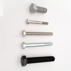 Carbon Steel DIN933 M20 Hex Head Cap Screw HDG Surface thumbnail-2