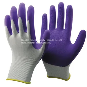 13gauge Polyester Liner Latex Foam Gloves thumbnail-1