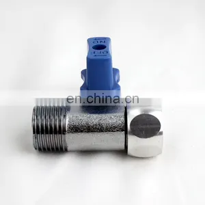 Brass 1/4 in Three-Way Ball Valve With Quick Connect and Adjustable Nut thumbnail-4
