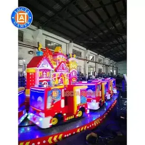Guangdong Zhongshan Tai Le Play Children's Fire-fighting Hero Team Train Lighting Cool Shooting Mechanical Play Equipment thumbnail-2