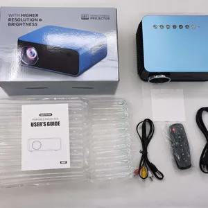 Factory Wholesale Stable Quality 1024*600 Lcd Led Portable Home Theater Projector T4 thumbnail-5