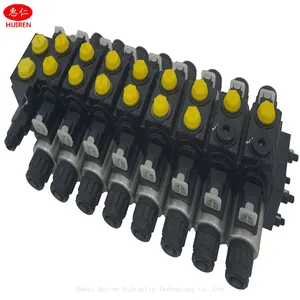 Electromagnetic Multiway Directional Valve 8 Sections Huiren for Agricultural Machinery thumbnail-1