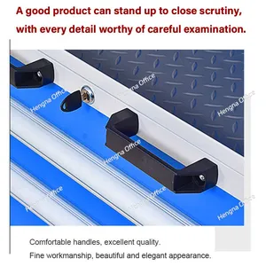 High-Quality Lockable Powder-Coated Metal Cabinet for Factory Tool & Parts Storage Serving Warehouse and Industrial Use thumbnail-4