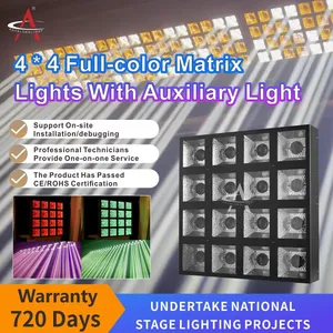 JZ1620L Factory Wholesale 4x4 Matrix Light 16x20W Full Color 4in1 LED Lighting Manufacturer Stage Effect Light thumbnail-2