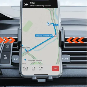 Rotating Phone Holder 360 Dashboard Car Phone Holder Air Vent Universal Accessories 2 in 1 Phone Holder thumbnail-5