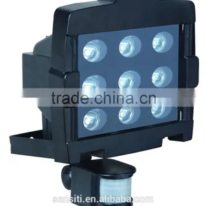 High-power LED Sensor Floodlight(9*1W) thumbnail-1