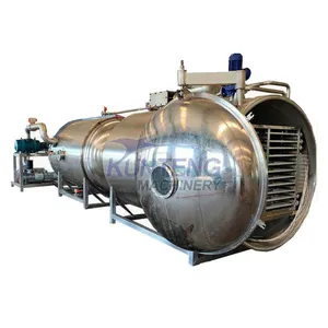 Commercial Fully Automated Industrial Vacuum Freeze Dryer Durian Lemon Food Freeze Dryers EPC thumbnail-1