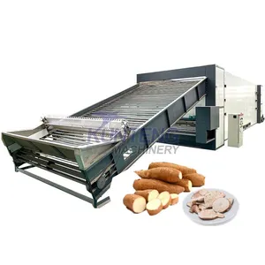 Industrial Vegetable Cutter and Cassava Dryer Machine Dried Cassava Chips Processing Machine EPC thumbnail-1