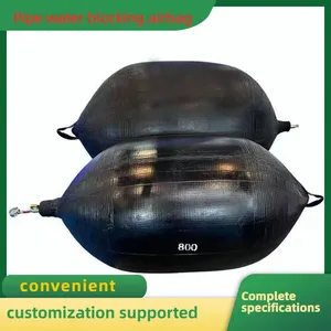Neoprene CR Rubber Pipe Stopper Airbag Chemical Resistant Inflatable Pipeline Blocking Air Bag thumbnail-5