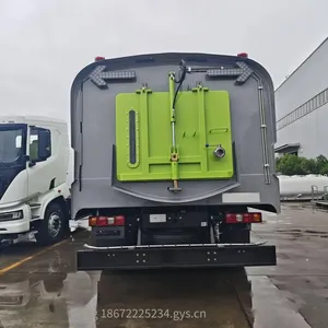 Shaanxi Automobile Dechuang 18-ton Pure Electric Road Sweeper and Washer, sx New Energy Road Sweeper thumbnail-5