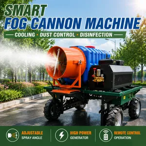 SPRY600C Landwirtschaftsroboter-Sprühgerät 600L Nebelkanonensprayer 70V 8kW Generator mit Benzinmotor thumbnail-1