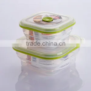 1000ml Square Collapsible Silicone Food Container thumbnail-3