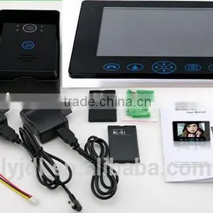 Hot Selling 9''color Wireless Video Door Bell,alarm Video Intercom Doorbell,wireless Unlocking thumbnail-2