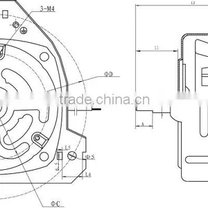 High Speed Cooker Hood ac Motor thumbnail-2