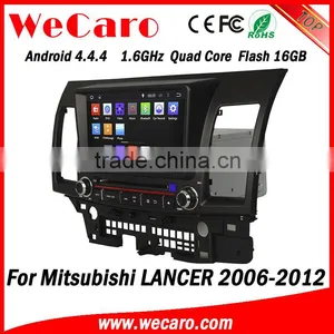 Wecaro 8" Android 4.4.4 Car Multimedia System Double Din Oem for Mitsubishi Lancer Car Dvd Player Audio System GPS 2006 - 2012 thumbnail-1